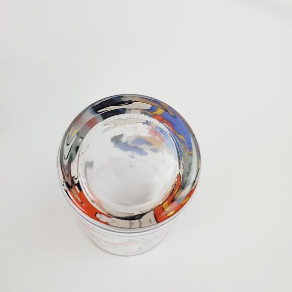 Disney Mickey Minnie Donald Anchor Hocking Glass Juice Pitcher Jug & 4 Cups VNTG - Picture 6 of 9